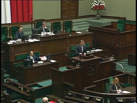 Poseł Tadeusz Tomaszewski - Wystąpienie z dnia 13 stycznia 2015 roku.