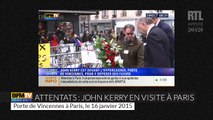 VIDÉO - John Kerry en visite à Paris en signe de soutien à la France