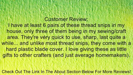 Snip-It Bead Cord/Thread Cutter- Review