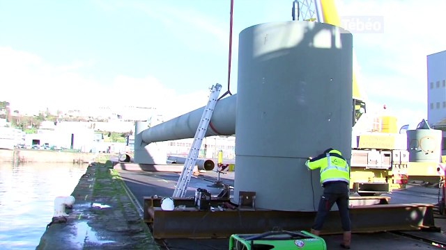 Brest. Sabella : l'assemblage de la future hydrolienne D10 a débuté