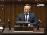 Poseł Artur Bramora - Wystąpienie z dnia 14 stycznia 2015 roku.