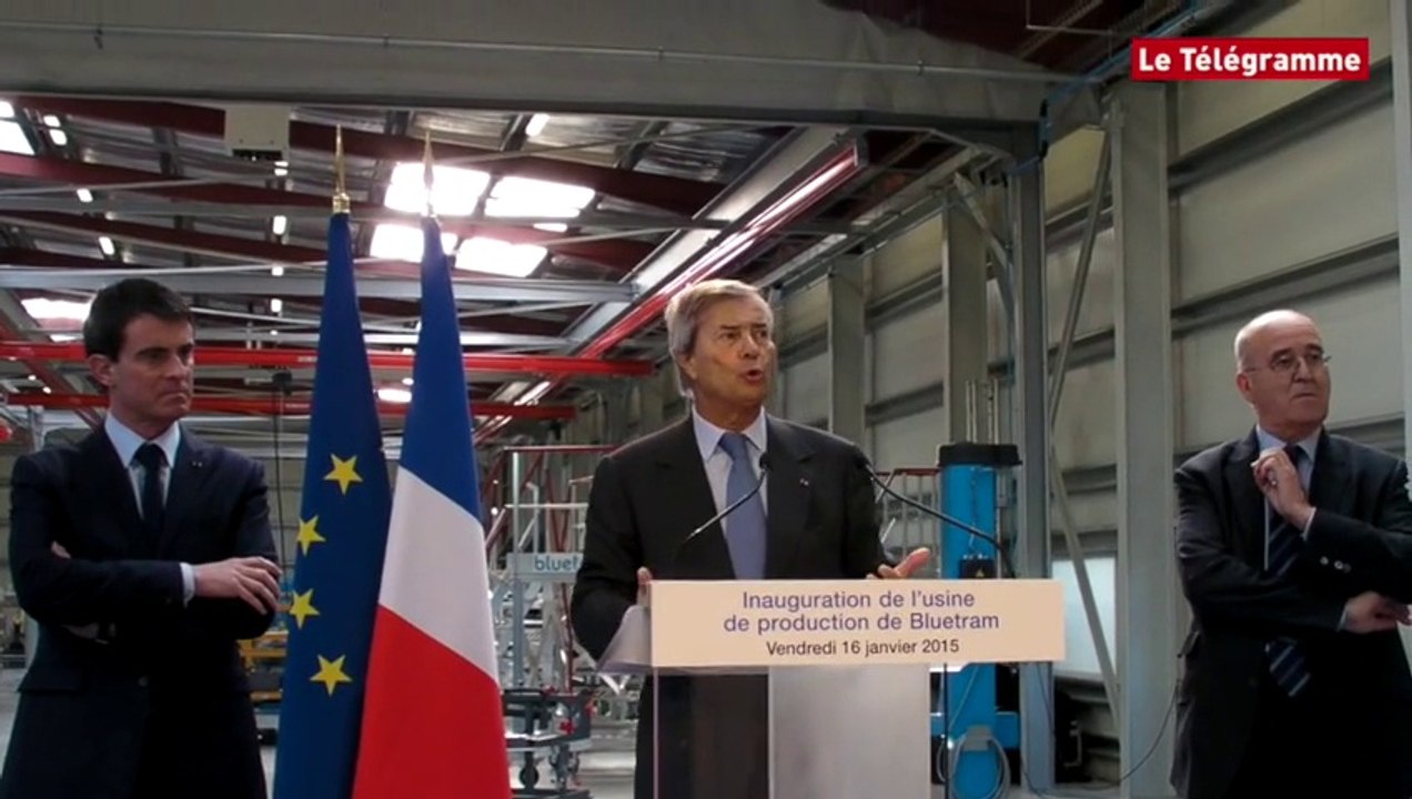 Ergué-Gabéric (29). Bolloré : inauguration de l'usine de production de Bluetram