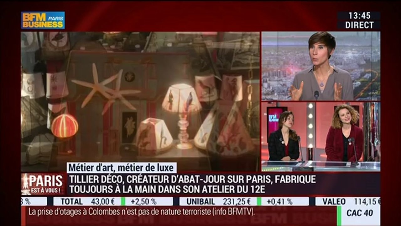 Métiers d'art, Métiers de luxe: Créatrices d'abat-jours, Emilie et Agathe Tillier - 16/01