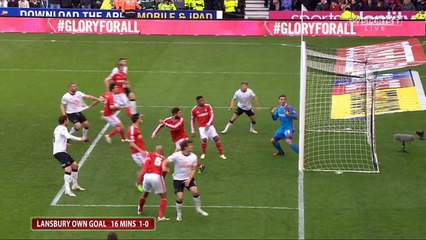 Derby County - Nottingham Forest 1-2, Lansbury o.g., (1-0, 16'), 17.01.2015. HD
