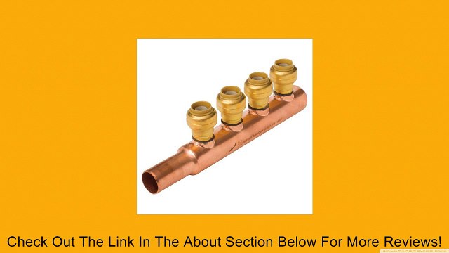 SharkBite 4 port closed 3/4 inlet and outlet manifold with 1/2 SharkBite Push-Fit Branches Review