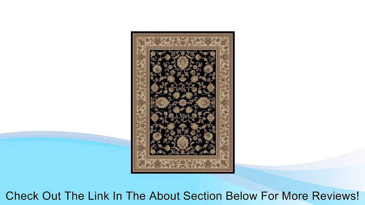 Sensation Border Black Oriental Oval Rug Review