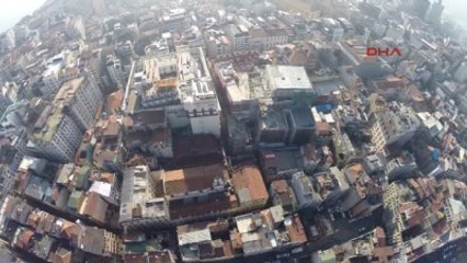 Emek Sineması'nın Yerinde Yükselen İnşaatın Havadan Görüntüleri