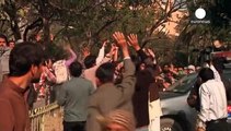 مظاهرات في باكستان ضد 