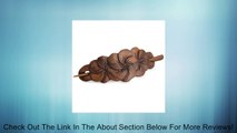 Evolatree - Hand Carved Sono Wood Hair Pin Barrette - Floral Spindle - 4.5