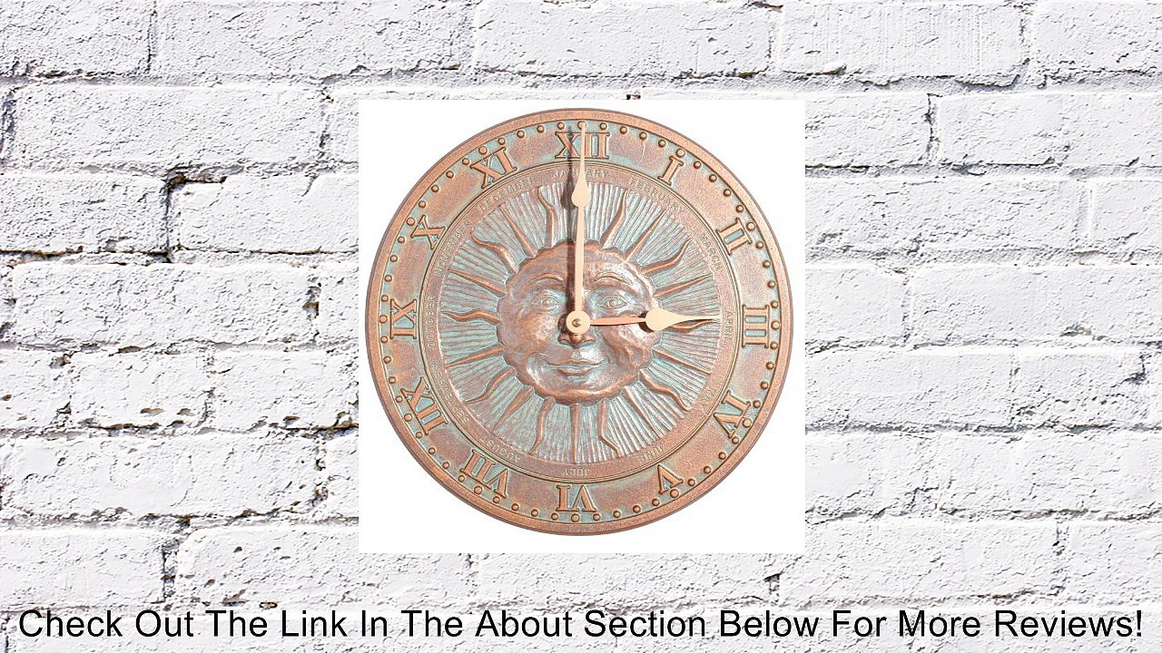 Whitehall Sunface Clock - Copper Verdi Review