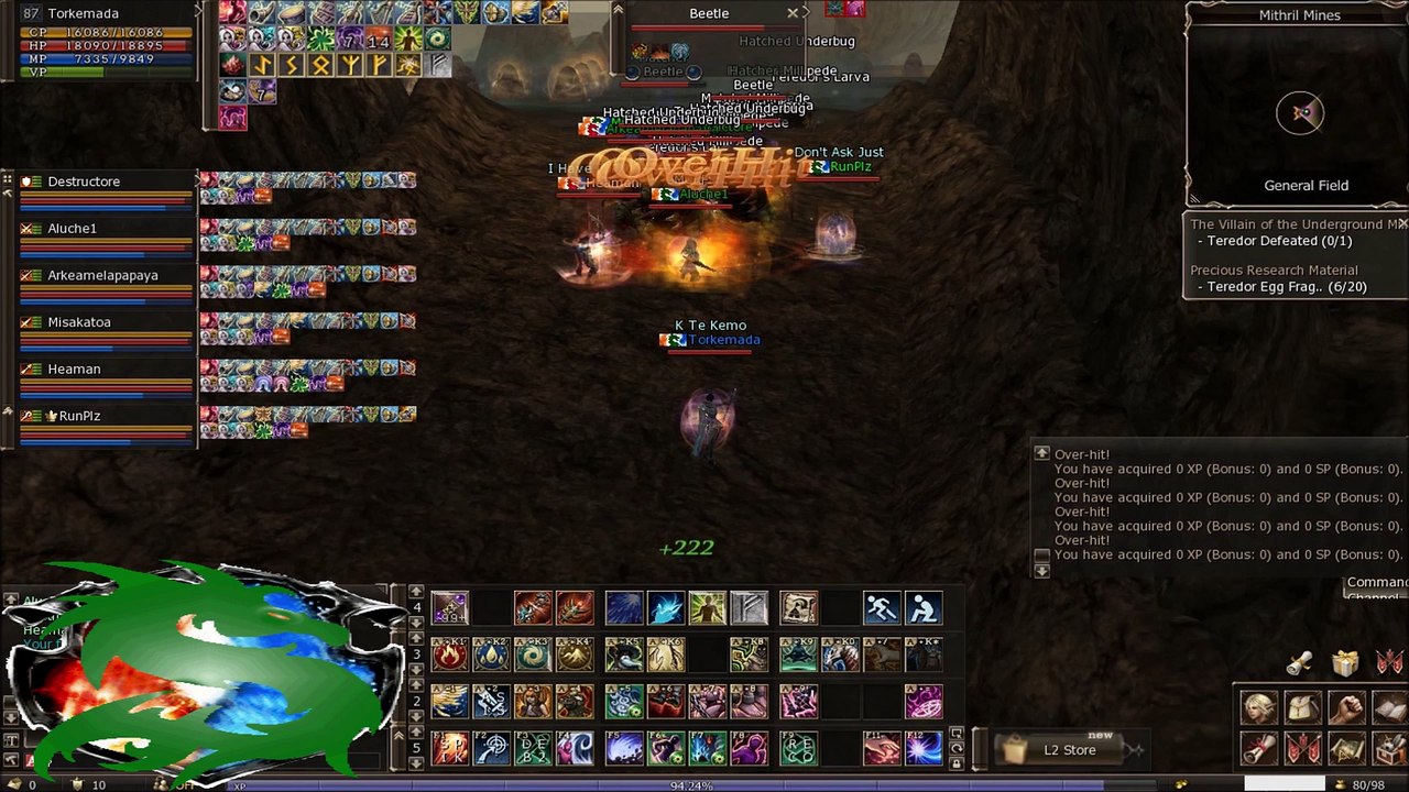 Raid Boss: Teredor - Update Ertheia