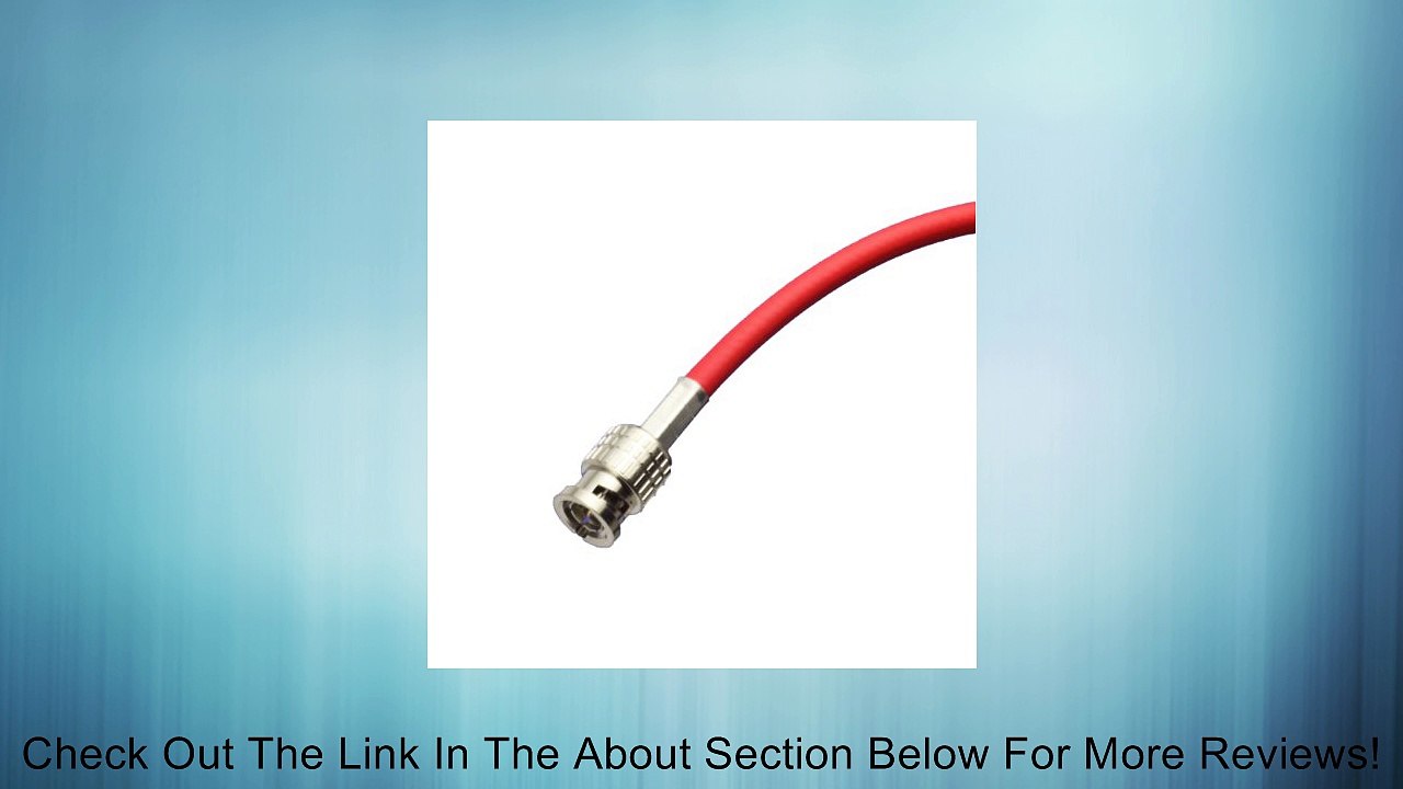 5 foot Red BJC High-flex 3G/6G HD SDI patch cable, BNC to BNC Review