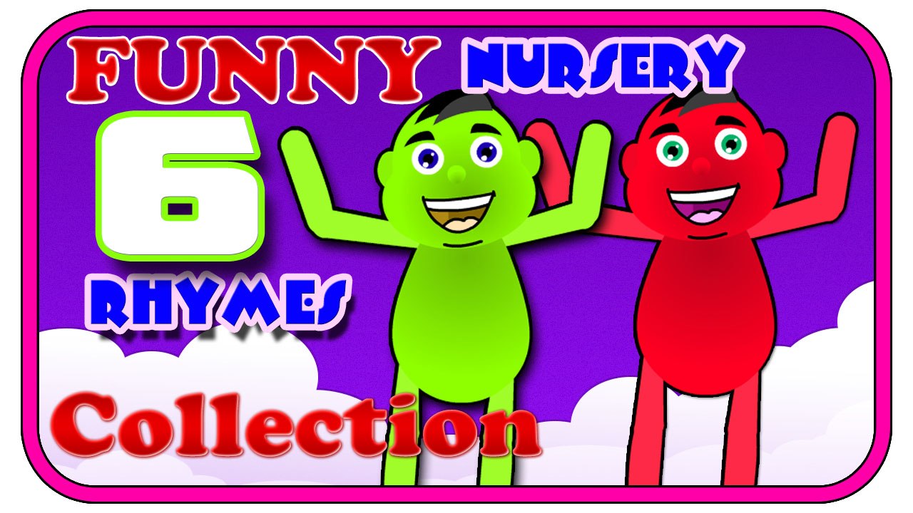 The Wheels On The Bus Go Round And Round And  Funny Nursery Rhymes Collection 6 Songs