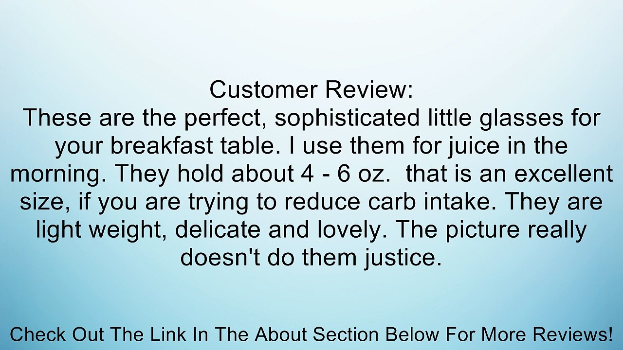 Teavana Pixie Tea Glasses Review