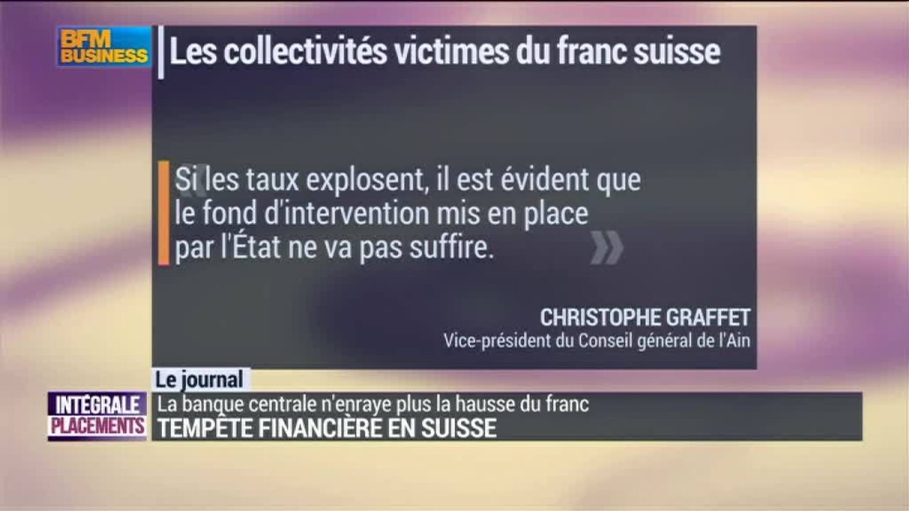 Tempête financière en Suisse