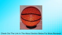 BasketBall Sparkle Lamp Molded Light Glow A slam dunk! Soft Plastic Sport Desk Lamp Review