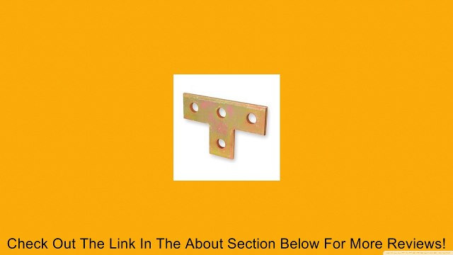 Connecting Plate, Tee, 4 Holes, Gold Review