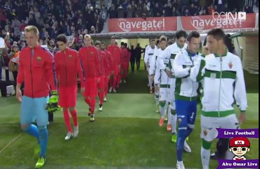 رباعيه  برشلونه على اليتشي في كاس الملك  0/4  15/01/2015