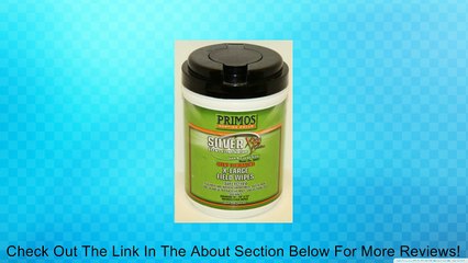 Primos Silver XP - 50 Count X-Large Field Wipes 12"x10" Scent Eliminating 58021 Review