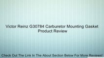 Victor Reinz G30784 Carburetor Mounting Gasket Review