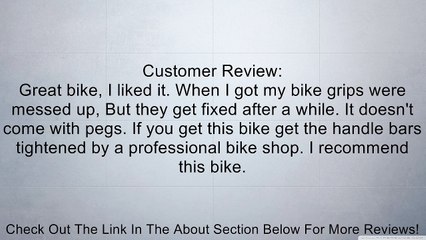 Kink Gap 2013 BMX Bike (Black/Gold, 20.5-Inch) Review