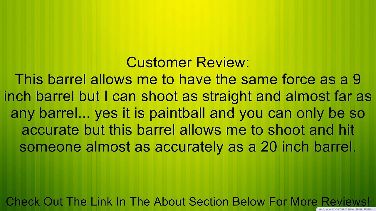 Trinity Tactical 14" Paintball Barrel for Tippmann A5, Tippmann Tpx,tippmann X7, Tippmann Phenom, Bt Combat, Bt Omega, Bt Banshee, Bt Erc, Bt Delta, Bt Delta Elite. Review