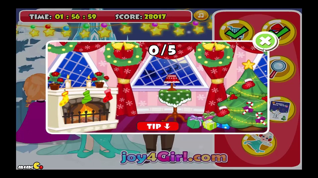 Disney Frozen Elsa New Year Slacking - Disney Frozen Baby Games