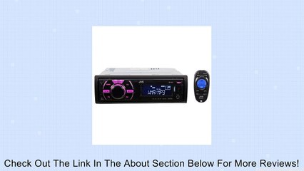 Download Video: JVC KD-X40 Single din In-Dash Car Stereo Digital Media Receiver with Front USB, iPod Control and Variable Color Control Review