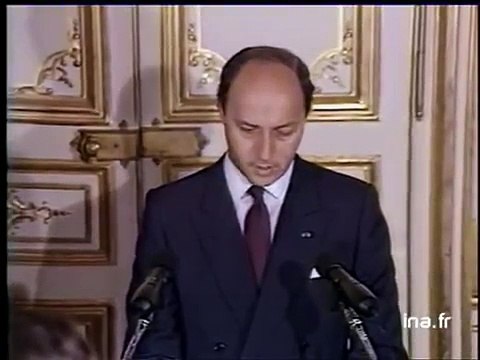 Laurent Fabius C'est la DGSE qui a coulé le Rainbow Warrior