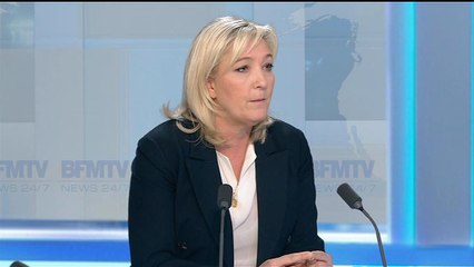 Attentats: "Il faut suspendre Schengen immédiatement", demande Marine Le Pen