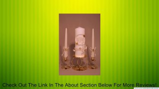 Western Wedding Unity Candle & Tapers ~ White Review