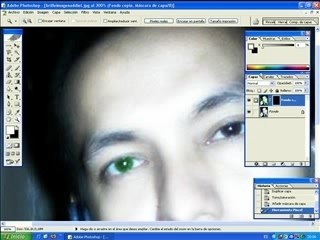 Cambiar color de ojos en photoshop part3