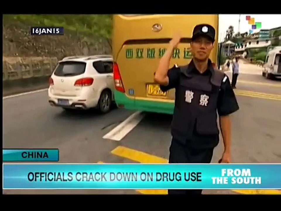Chinese officials crack down on drug use
