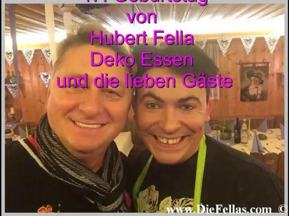 Geburtstag von Hubert Fella Hammelburg Deko Essen Gäste es war einfach toll