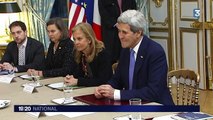Le chef de la diplomatie américaine, John Kerry est en France