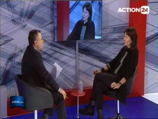 H Αντιγόνη Λυμπεράκη στο Evening Report 16-01-2015