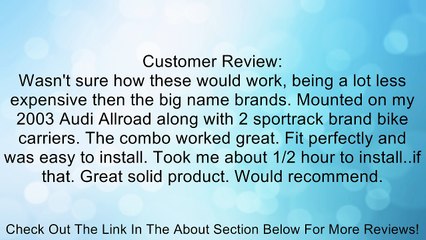 Steel Cross Bars with Lock System for 2001 - 2005 Audi Allroad Quattro Wagon Review