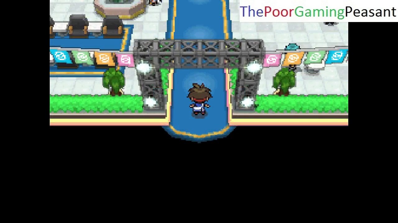 Cianwood City Fighting Type Pokemon Gym Leader Chuck VS Ash In A Pokemon Volt White 2 Pokemon Battle / Match