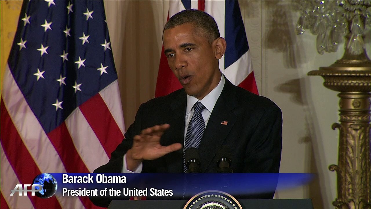 Obama, Cameron show common front against extremism