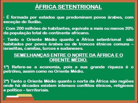 África 3 - Diversidades Regionais
