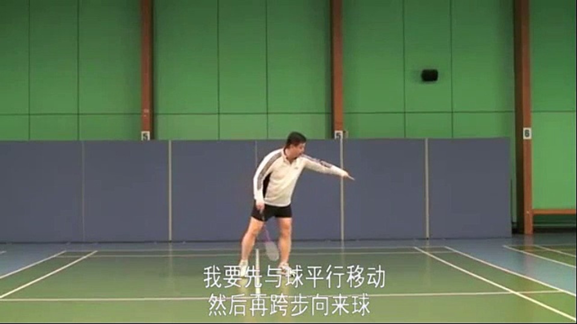 Badminton Backhand Shot