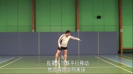 Badminton Backhand Shot