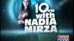 Khawaja Muhammad Asif in 10PM With Nadia Mirza - 16th January 2015