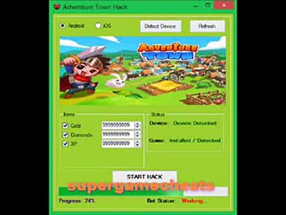 Adventure Town Hack for Android, IOS