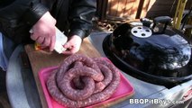 BBQ Stuffed Sausages and Pork Roast recipes