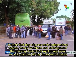 Ayotzinapa families searching on their own for their missing children