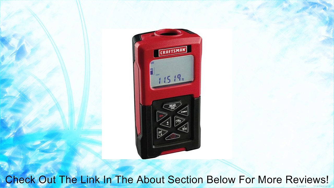 Craftsman Accutrac Laser Measuring Tool 948277 Review