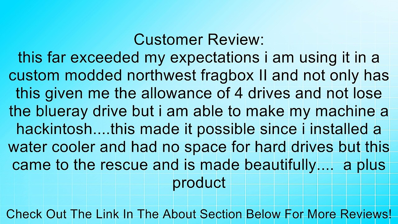 Silverstone Tek 5.25-Inch Aluminum Cover Bay Converter for Slot-Load Slim Optical Disk Drive and 4X 2.5-Inch HDD/SSD Drives FP58B Black Review