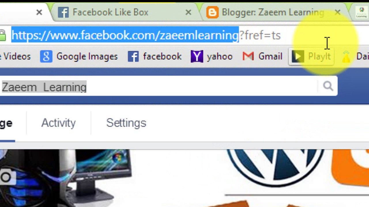 How ot add facebook Like button on Blog