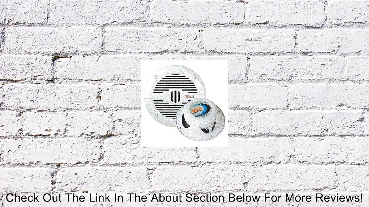 Boss Audio MR50W 5.25" Round White Marine Speakers Review